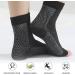 Neuropathy & Plantar Fasciitis Compression Socks 4 Pairs - Ankle Support Brace for Pain Relief - Black+White 5-7.5 - Buy Online on GoSupps.com