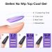 Gellen 100ml No Wipe Gel Top Coat - Long Lasting High Gloss Clear Nail Polish | UV Light Cured Soak Off | Salon Quality Gel for Beautiful Nails - Buy Online on GoSupps.com