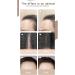 Brow Stamp Kit Waterproof Long-lasting Brow Stencil Kit Eyebrow Powder 10 Reusable Eyebrow Stencils Brow Template Set for Women Girls Natural Brow Makeup Pochy Light Brown - Buy Online on GoSupps.com
