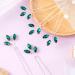 PAGOW 10pcs Emerald Green Rhinestone Bobby Pins for Brides | Crystal Wedding Hair Piece | Vintage Hair Accessories for Women and Girls - Buy Online on GoSupps.com