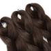 Tess Braids Extensions - 60 cm Jumbo Braids Kanecalon | 3 Pack Medium Brown Hair Extensions (100g) for Box Braids - Buy Online on GoSupps.com