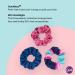 Goody Kids Nostalgia Scrunchies - 3 Count Pink Assorted - Pain-Free Hair Accessories for All Hair Types - Stylish and Secure Hair Styling for Men, Women, Boys, and Girls - Buy Online on GoSupps.com