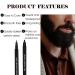 Real Beard Pen - Natural Waterproof Beard Filler & Color Pencil | Long-Lasting Sweatproof Brush for Beard & Eyebrow Definition - Black - Buy Online on GoSupps.com