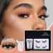 Fovolat Natural Looking Magnetic Eyelashes | Natural Magnetic Eyelashes Soft Magnetic Lashes No Glue 2 Pair Soft Magnetic Eyelashes Magnetic Eyelashes For Natural Look - Buy Online on GoSupps.com