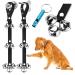 BLUETREE 2 Pack Dog Doorbells Premium Quality Training Potty Great Dog Bells Adjustable Door Bell Dog Bells for Potty Training Your Puppy The Easy Way - 7 Extra Large Loud 1.4 DoorBells 01Black