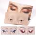 LANGMANNI Practice 3D Face Eye mask For Eye Make Up and Lash Extention 3D Eyebrow Makeup Pratice Version Soft-Touch Rubber Easy to Clean By Skincare Essential Oil. (A)