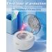 Portable Ultrasonic U-V Cleaner - 4 Modes, 50kHz Ultra Sonic for Dental Appliances & Jewelry - Home & Travel Use - Buy Online on GoSupps.com