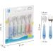 EXZACT Kids Cutlery Set - Stainless Steel 18/10, BPA Free, Dishwasher Safe - 6pc Children's Cutlery Toddler Forks and Spoons - Dolphin Design - Buy Online on GoSupps.com