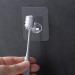Kobeleen Transparent Toothbrush Holder & Self-Adhesive Hooks | Hygienic Shaving Rack for Bathrooms - International Shipping Available - Buy Online on GoSupps.com
