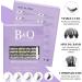 B&Q 280 PCS Cluster Lashes DIY Extension Kit with Bond & Seal Remover, Applicators - Kit-40D-D Curl 9-16mm - Buy Online on GoSupps.com