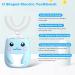 Kids Electric U-Shaped Ultrasonic Toothbrush | 2 Brush Heads | 6 Cleaning Modes | IPX7 Waterproof | Cartoon Design | Age 2-7 | Blue - Buy Online on GoSupps.com