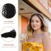 Minkissy Black Lace Hair Hoop Broadside Lace Headband Wide Hair Hoop Floral Lace Headband Gothic Lace Headband for Women Girls (Black) - Buy Online on GoSupps.com