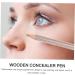 IWOWHERO 4pcs Concealer Pen Highlighter Stick Dark Circle Concealer Make up Concealer for Face Wooden 1 g (Pack of 1) Ivory - Buy Online on GoSupps.com