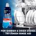 Finish Dishwasher Rinse & Shine Aid | For Drier Glasses and Spot Prevention | Pack of 3 400ml each | Packaging May Vary - Buy Online on GoSupps.com