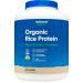 Nutricost Organic Rice Protein Powder (5 LB) - Gluten-Free GMO-Free (from Brown Rice)