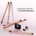 Lanc me Id le Lip Shaper - Waterproof Creamy Matte Lip Liner Pencil with Ceramides & Jojoba Oil - Shade 100: Red Now - International Shipping Available - Buy Online on GoSupps.com