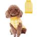 CuteBone Turtleneck Dog Sweater - Small/Medium Yellow Houndstooth Pet Winter Clothes - Buy Online on GoSupps.com