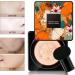 Mushroom Head Air Cushion CC Cream Cushion Foundation BB Cream Moisturizing Concealer Flawless Face Foundation Makeup Base Long Lasting with Mushroom Makeup Sponge - Natural - Buy Online on GoSupps.com