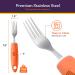 Special Supplies Adaptive Utensils (5-Piece Set) for Hand Tremors, Arthritis, Parkinson's - Non-Weighted Non-Slip Handles - Stainless Steel Knives, Fork, Spoons - Buy Online on GoSupps.com