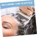 Combined Shampoo Bush & Rubber Scalp Massager | Shower Head Massager for Hair Washing & Scalp Peeling - Buy Online on GoSupps.com