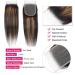 Haha Brown Highlight Ombre Human Hair Bundles with Closure - 10A Remy Virgin Hair Weave - Colored Balayage - 3 Bundles + 4x4 Lace Closure Free Part - 12 12 12 + 10 Inch FB30 - Buy Online on GoSupps.com