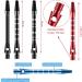 30 Pcs Dart Shafts for Steel Tip Medium 2BA Thread Aluminium Alloy Dart Stems - 50mm/53mm with Rubber Rings | Replacement Harrows Dart Accessories and Flights | Classic Style | Multi Colors - Buy Online on GoSupps.com