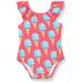 Hatley Baby Girls One Piece Swimsuit Ice Cream Cones 9-12 Months