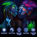 LOPHE UV Body Painting Set 6 Pcs 30ML Ultraviolet Glow Face Paint with UV Lamp UV Glowing Neon Liquid Face Painting Non Toxic Face Body Paint for Carnival Halloween Cosplay Makeup Art Paint - Buy Online on GoSupps.com