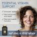 Vitamin D3 K2 Capsules - High Strength Vitamin D Tablets - 4000 IU VIT D & 100mcg VIT K MK7- UK Made Vegetarian D3 and K2 Vitamins Supplement for Strong Bones Teeth Immune System - 120 Capsules - Buy Online on GoSupps.com