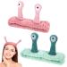 2 PCS Snail Face Wash Headband for Women Girls Spa Hair Band Makeup Head Band soft Coral Fleece Skincare Headband Cute Elastic Headband Creative Hair Accessories for Washing Face Shower Sports Beauty Pink+Green