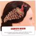 Angoily Wedding Hair Jewelry Peacock Crown Hair Comb Rhinestones Zinc Alloy Bride The Flowers Bridal Bridal Hair Jewelry - Buy Online on GoSupps.com