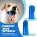 Pawsitive Vibes Dog Toothbrush Set - 3-Sided Silicone Toothbrush for Dogs Cats & Puppies - Easy & Safe Cleaning - Buy Online on GoSupps.com