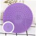 DOITOOL Make up Makeup Washing Tool Makeup Brush Scrubber Make up Kit Portable Washing Tool Scrubber Circle Brush Makeup Sponge Makeup Tools Makeup Brush Mat Washer 10*10cm Purple - Buy Online on GoSupps.com