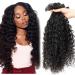 6d2 Curly Hair Extension For Women Girls 100% Real Human Hair/5 Pin No Trace Hair Extensions Tool For Salon(10 Row 60cm/24inch) 60cm/24inch 10 Row