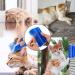 Bobozhong Cat Brush Set - 2 Large Self-Grooming Corner Brushes for Cats | Includes Catnip & Screws for Itching Massage (Blue) - Buy Online on GoSupps.com