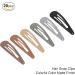 XCZYN 20 Pcs Snap Hair Clips Matte Finish Colorful Color Anti-slip Snap Clip Hair Accessories Metal Barrettes for Women Little Girls Lady Hair Styling (20 Pieces Dark Color) 1 count (Pack of 20) Dark Color - Buy Online on GoSupps.com