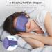 Gritin 100% Light Blocking Sleep Mask for Men & Women - Ergonomic 3D Design Soft & Comfortable Eye-Friendly - Ideal for Sleep & Travel - Middle Violet - Buy Online on GoSupps.com