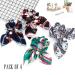Genglass 4 Pack Elastic Hair Ties - Pearl Blue Polyester Hair Accessories for Women & Girls - Buy Online on GoSupps.com