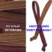 Buy Havhaf Knotted Men's Hair Gum - No Damage Strong Hold for Long Curly Hair - Elastic Bun Hair Tie in Cognac Brown - 1 Pack - Buy Online on GoSupps.com