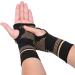 Copper Wrist Compression Sleeves - Arthritis, Tendonitis, Carpal Tunnel Support for Women and Men - Breathable & Comfortable (Medium, Black) - 2 Pack - Buy Online on GoSupps.com
