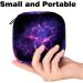 Menstruation Pad Bag with Zipper | Women's Tampon Collection Bag | Stylish Space & Galaxy Design - Buy Online on GoSupps.com