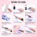 Morovan Acrylic Nail Set Starter Kit - Complete 3 Color Acrylic Powder & Brushes for Beginners - Professional Multicolored Nail Art - Buy Online on GoSupps.com