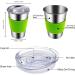 Vayugo Kids Cups 5 Pack Stainless Steel 12oz with Lids & Straws | Spill-Proof Toddler Tumblers | Unbreakable Sippy Cup for Children & Adults | Leak-Proof Water Bottle & Travel Mug - Indoor Outdoor Use - Buy Online on GoSupps.com