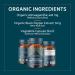 Ayurvediq Wellness Ashwagandha Organic Capsules 120ct with Black Pepper Extract | Herbal Supplement for Vitamins, Iron, Protein | Gluten-Free, Dairy-Free, Vegan | Ayurveda Products - Buy Online on GoSupps.com
