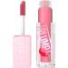 Maybelline New York Lifter Plump Lip Gloss Lasting Plump Heated Formula with Hyaluronic Acid and Chilli Pepper XL Wand Vegan Formula Shade: 003 Pink Sting