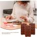 Alipis 6 pcs Chocolate Jelly Mold Ice Baking Adorable Cube Tools Silicone Supple DIY Candy for Fondant 21X10.2cmx2pcs Brown 2x2pcs - Buy Online on GoSupps.com