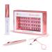 Beautyu Homelashes Starter Set Mascara Look I with artificial eyelashes transparent eyelash glue eyelash tweezers & open eyelash tongs I eyelash extension set with individual eyelash subjects