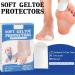 Anggrek Soft Gel Toe Protectors - 6pcs Toe Caps for Ingrown Toenails with 5pcs Toe Sleeves Care Patch - Buy Online on GoSupps.com