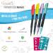 Vanli's Temporary Tattoo Markers - Skin Safe Tattoo Kit with 50 Stencil Papers & 13 Colored Pens for Teens, Kids, and Adults - Body & Face Art Supplies - Buy Online on GoSupps.com