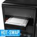 Kingwin Universal Hot Swap Mobile Rack for 2.5 or 3.5 SSD/HDD - Tray-Less SATA Backplane Enclosure - Buy Online on GoSupps.com